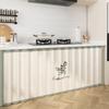 FUELIX Kitchen Cabinet Curtain, Privacy Curtain, A18, W160 x H70 cm view 1