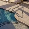 304 Stainless Steel Pool Handrail with 4 ft Blue Grip Cover and Mounting Hardware view 1