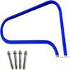 Sturdy Pool Safety Handrail, 1.22 m, Royal Blue, with Nylon Grip Cover view 1