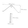 20 Metal V-Shaped Replacement Springs for Garden Shears view 2