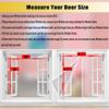 Magnetic Fly Screen Window 145 x 120 cm, No-Drill Insect Curtain view 4