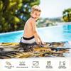 KIDSLOVE Tiger Beach Towel, Microfiber, 90 x 180 cm view 3