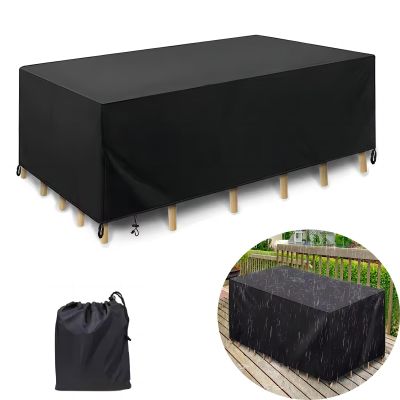 HNYDM Waterproof Patio Furniture Cover 320 x 120 x 55 cm, 420D Oxford Fabric