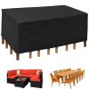 HNYDM Waterproof Patio Furniture Cover 320 x 120 x 55 cm, 420D Oxford Fabric view 4