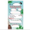 Limonia 6 Invitation Cards with 6 Envelopes for a 7th Birthday Pirate Treasure Hunt Party view 3