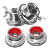 KITANDOVE Barbell Lock Nut Set, Self-Locking Nuts for Cast-Iron Dumbbells view 1