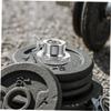 KITANDOVE Barbell Lock Nut Set, Self-Locking Nuts for Cast-Iron Dumbbells view 4