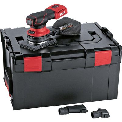 FLEX 18V Cordless Random Orbital Sander OSE 2-80 18-EC, Tool Only, with Carrying Case, 4-Speed Selection, 532085