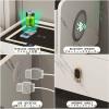 Smart Nightstand with LED Light, Drawer, Wireless Charging and Bluetooth Speaker view 3