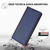 JayModCase Flip Case for Samsung Galaxy A51 4G with Screen Protector, Card Slots and Stand - Blue view 3