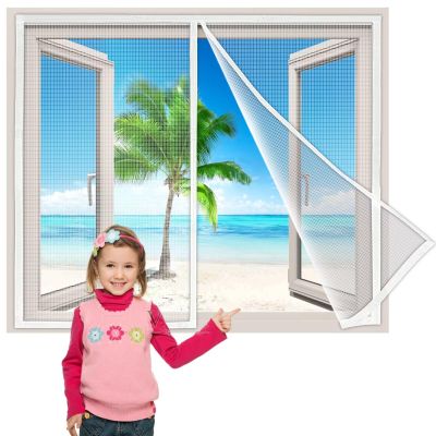Magnetic Insect Screen Curtain 55 x 145 cm, White