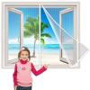 Magnetic Insect Screen Curtain 55 x 145 cm, White view 1