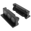 Yctze 2-Piece Magnetic Vise Jaw Pads, Aluminum Alloy view 1