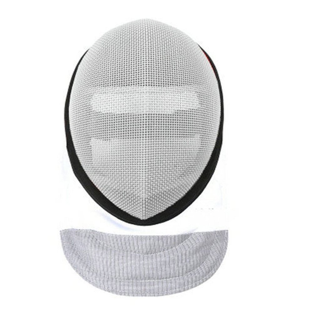 Adult and Kids Fencing Helmet, Fencing Mask for Training (White, Detachable, S)