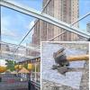 ZLRBN Weatherproof Transparent Polycarbonate Roofing Panel, UV-Resistant, 1.5 mm Thick, Easy to Cut, 4.0 x 16.4 ft view 2