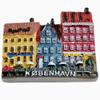 3D Copenhagen Denmark Refrigerator Magnet, Travel Souvenir view 3