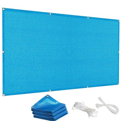 Balcony Privacy Screen 115 x 850 cm, Blue