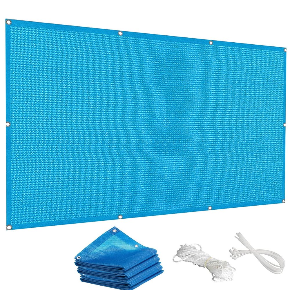 Balcony Privacy Screen 115 x 850 cm, Blue