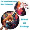 Animal Fox Puzzle, 1,000 Pieces, 26.5 x 26.5 Inches, for Adults view 4