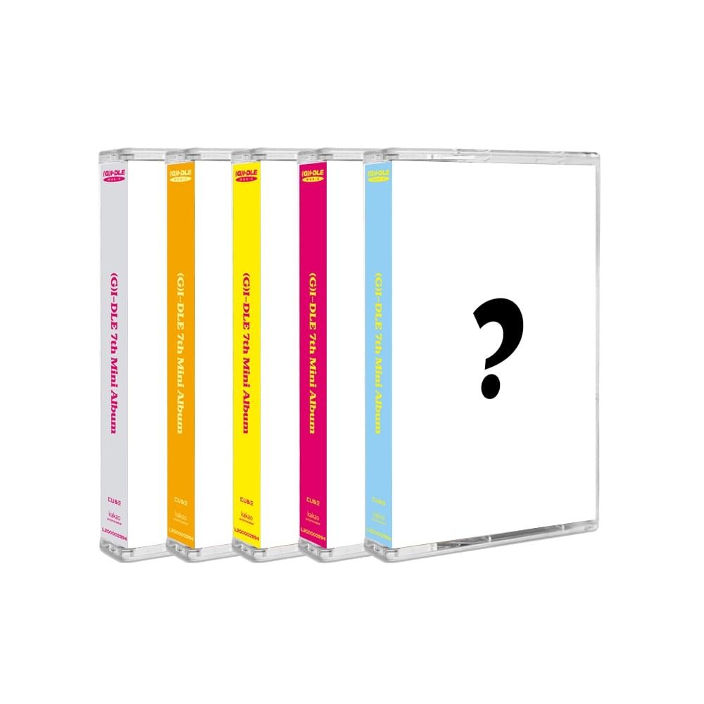 (G)I-DLE I SWAY 7th Mini Album Special Cassette Version 5-Album Set + 5 Folded Posters