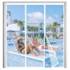 Magnetic Mosquito Net for Doors and Windows, 155 x 265 cm, White view 1