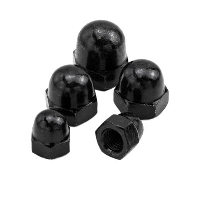 340-Piece Metric Acorn Nuts M3 M4 M5 M6 M8 M10 M12, Domed Crown Hex Nuts (M3: 40 pcs)