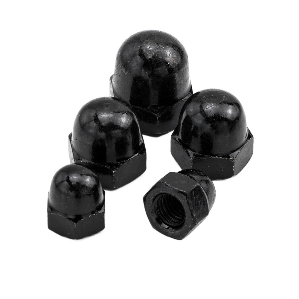 340-Piece Metric Acorn Nuts M3 M4 M5 M6 M8 M10 M12, Domed Crown Hex Nuts (M3: 40 pcs)
