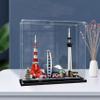 Acrylic Display Case for LEGO 21051 Skyline Model, Clear, Dustproof, Self-Assembly, 30 x 15 x 30 cm (Display Box Only, 3 mm) view 2