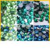 Green Series Hotfix Glass Rhinestones, Green Flame, SS8, 1,440 Pieces view 2