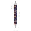 fifbird Mexico Ballpoint Pens, Traditional Retractable, Fine Tip, Round Barrel, 0.55 mm, Black Ink, 4-Pack view 2