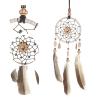 Handmade Dream Catcher Hanging Car Decoration with Feathers and Shells view 4