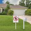 Geroclonup Sign with Metal Stake, 11.7 x 15.2 cm, Aluminum Sign for Street, Garden, Lawn, and Neighborhoods view 4