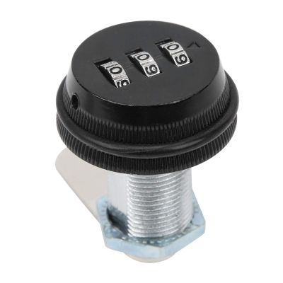 Zinc Alloy Combination Cabinet Lock for Drawers, Black