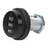Zinc Alloy Combination Cabinet Lock for Drawers, Black view 3