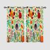 ANHOPE Cute Cartoon Animal & Insect Blackout Curtains, 2-Pack, 160 x 107 cm view 2