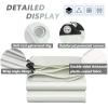 Heavy-Duty Waterproof Outdoor Tarp, 500 g/m², White, 5 x 5 m view 2
