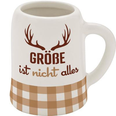 GRUSS & CO Mini Shot Jug with "Gre" Design | New Bone China, 5 cl | Funny Gift, Party, Men's Gift | 73856