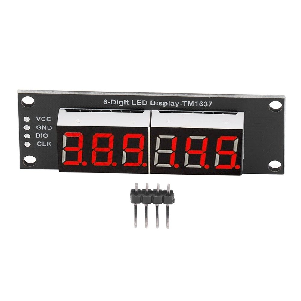 NDNCZDHC 6-Digit 0.36-Inch 7-Segment LED Display Module