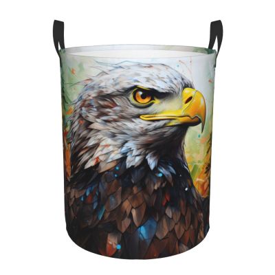 Eagle Foldable Waterproof Laundry Basket with Handles