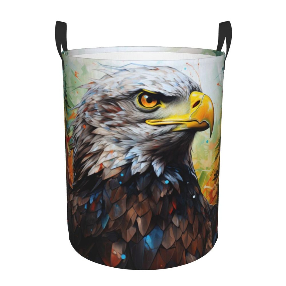 Eagle Foldable Waterproof Laundry Basket with Handles