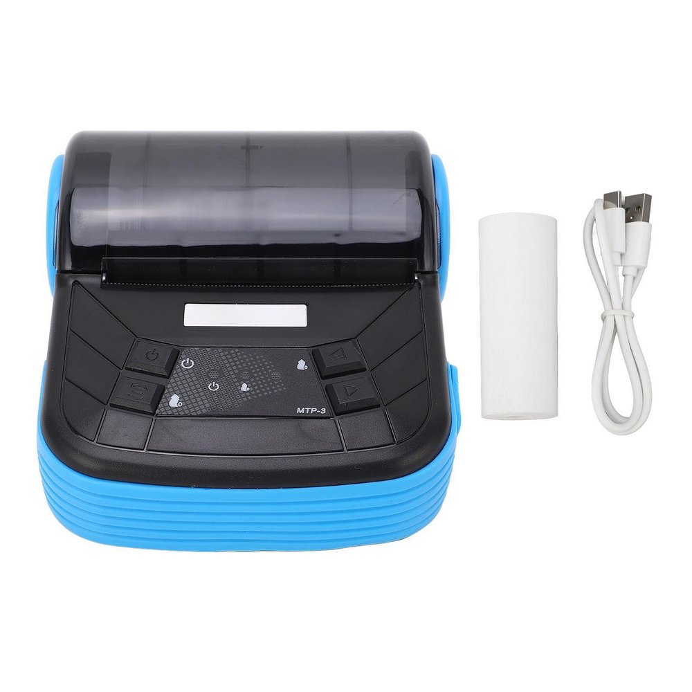 Eujgoov Mini Portable 80 mm Bluetooth Thermal Receipt Printer for Android and iOS