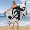Latwerio 3D Microfiber Beach Towel, Soft and Absorbent, 70 x 150 cm view 2