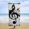 Latwerio 3D Microfiber Beach Towel, Soft and Absorbent, 70 x 150 cm view 3