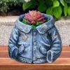 Cowboy Pants Resin Planter view 3