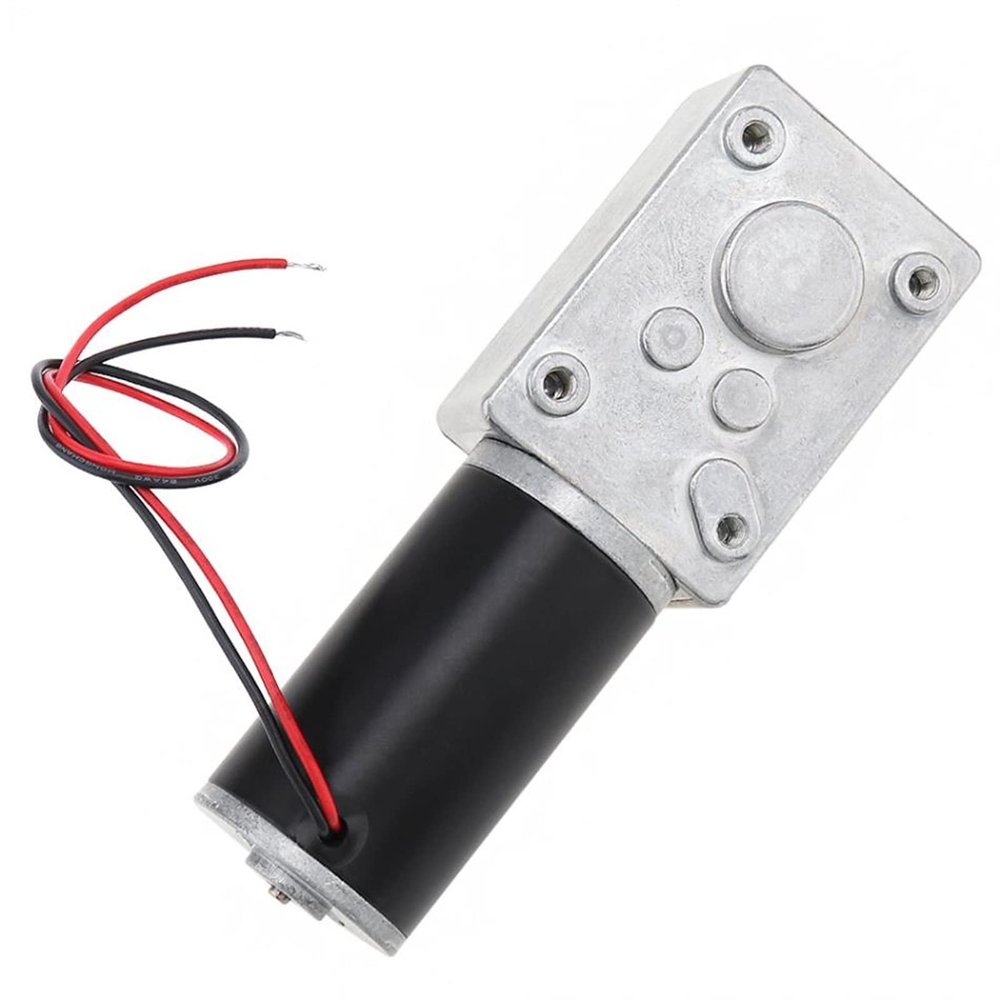 Electronic Starter DC 24V 300 RPM Permanent-Magnet Geared Motor, High Torque, D-Shaft, 1 Pc.