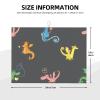 Cute Cartoon Dinosaur Microfiber Dish Drying Mat, Heat-Resistant, Absorbent, 45.7 x 61 cm view 3
