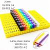 Cable Marking Labels, 260-Piece A–Z Set, 6–8 mm, Yellow view 3