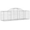 Bulliing Gabions with High Arch, 30 pcs., Gabion Fence, 200 x 50 x 60/80 cm, Galvanized Iron view 3