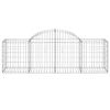 Bulliing Gabions with High Arch, 30 pcs., Gabion Fence, 200 x 50 x 60/80 cm, Galvanized Iron view 4
