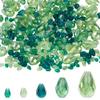 SUNNYCLUE 280-Piece Green Teardrop Crystal Glass Bead Set for Jewelry Making view 1